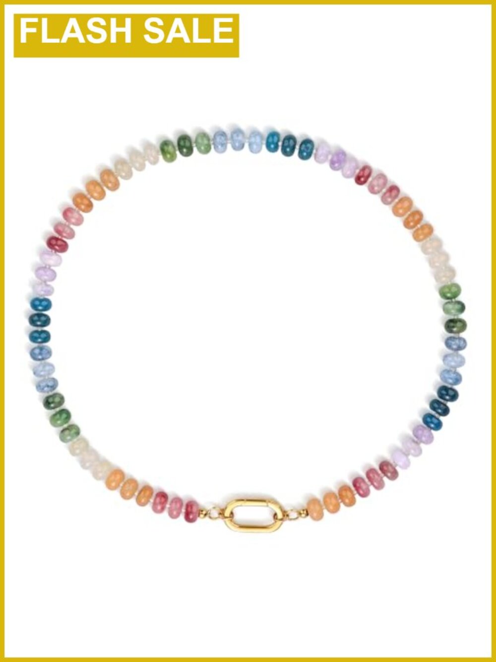 Beaded Choker Necklace 18" Dyed Jade Stone Stainless Steel Clasp Women's Jewelry